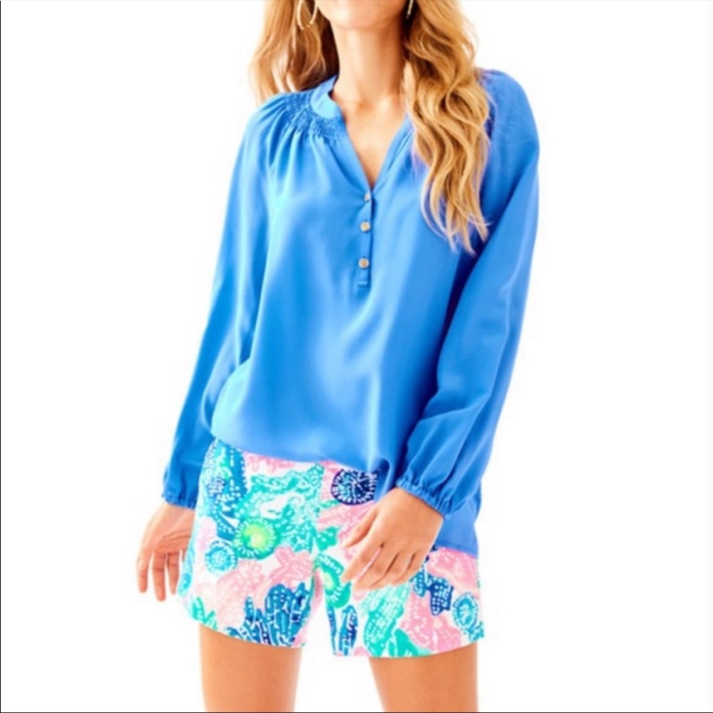 Lilly Pulitzer Elsa Silk Blouse